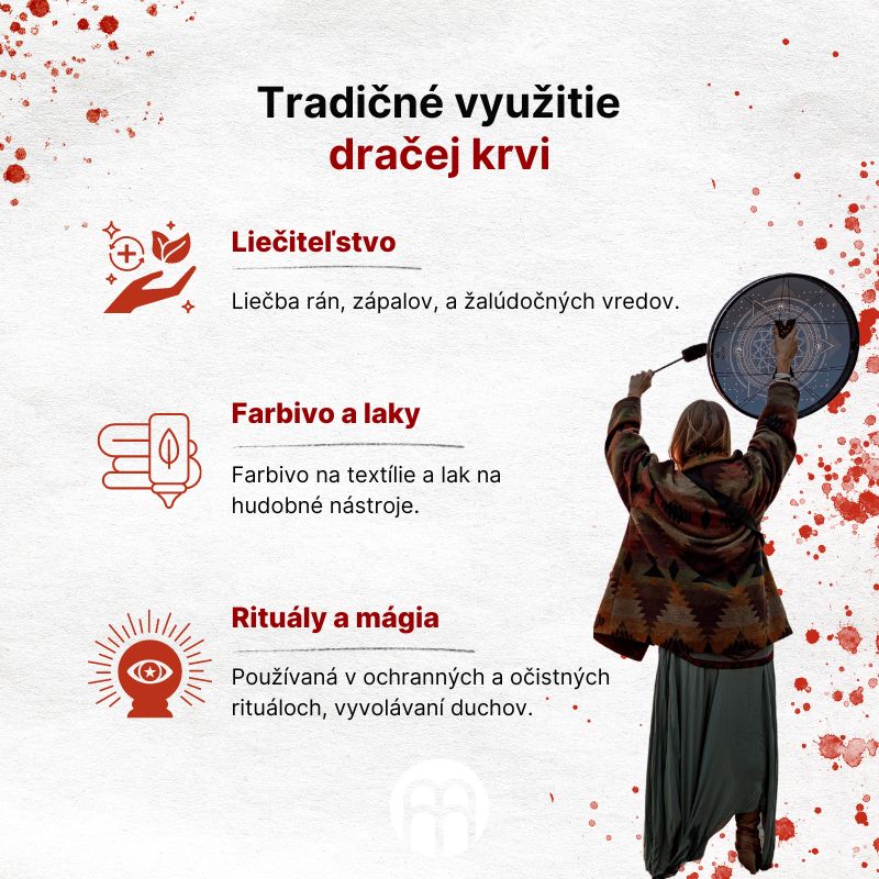 (Slovenčina) Tradiční využití  dračí krve